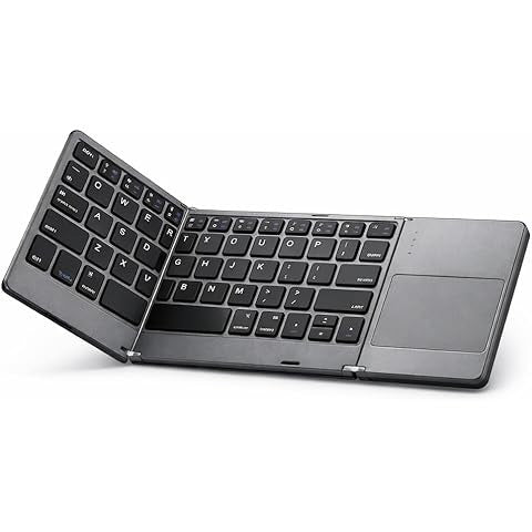 Porodo Crystal Shell Wireless Keyboard, Compatible With Windows & iOS & Android & Mac