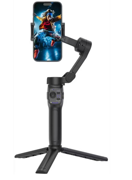 Porodo 3-Axis Gimbal Stabilizer Magnetic Fill Light