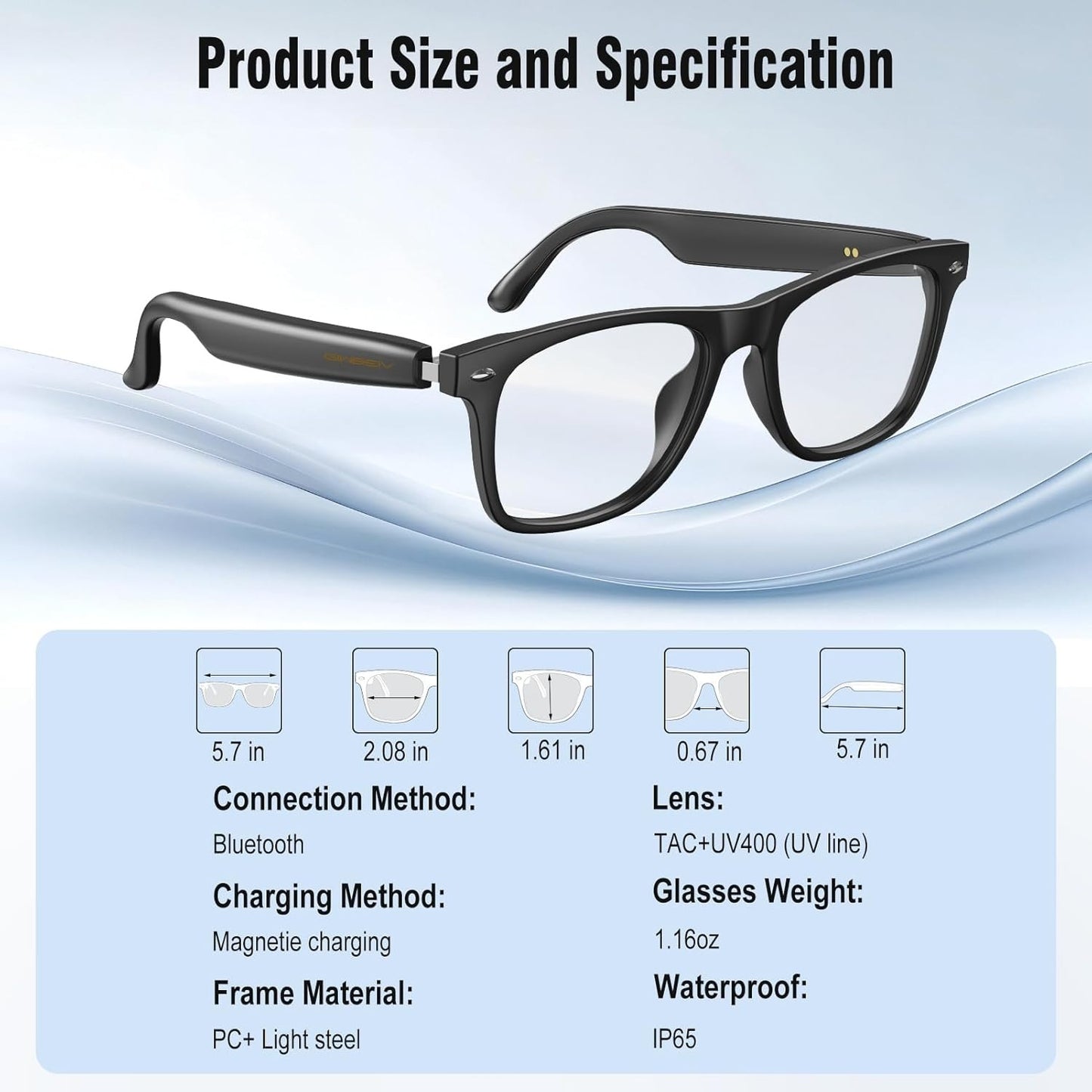 AI Translation Smart Glasses for Men and Women