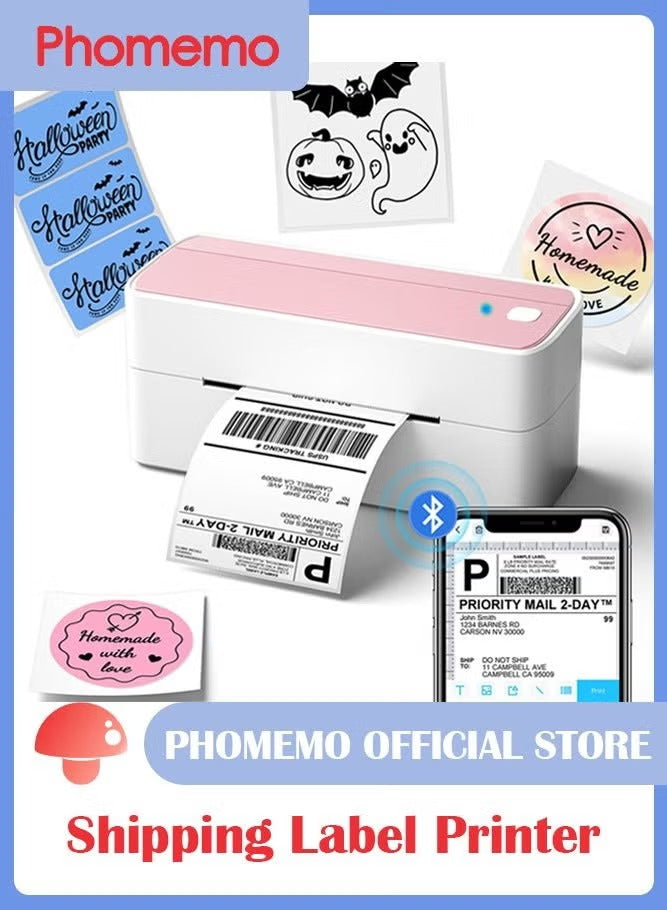 Bluetooth Thermal Label Printer, Shipping label printer 4x6, Label Printer for Home, Office and Business
