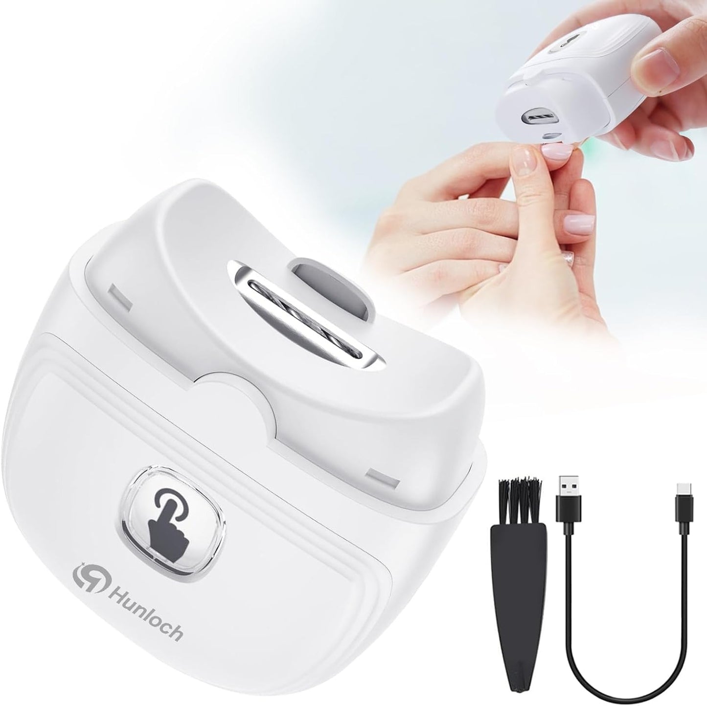 Electric Nail Clipper, Electric Nail Trimmer with Nail Clip