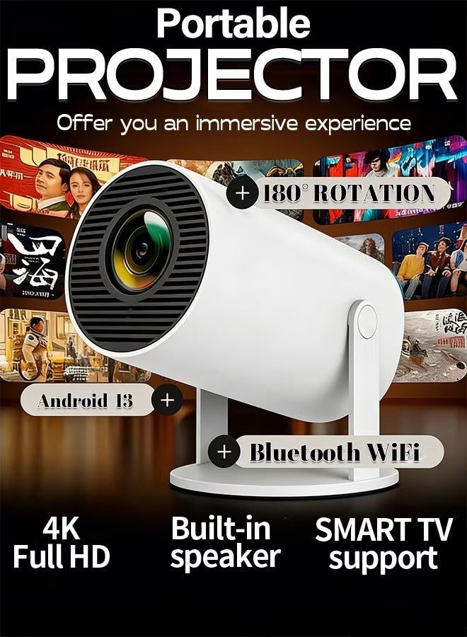 HY300 Auto Keystone Correction Portable 4K Projector
