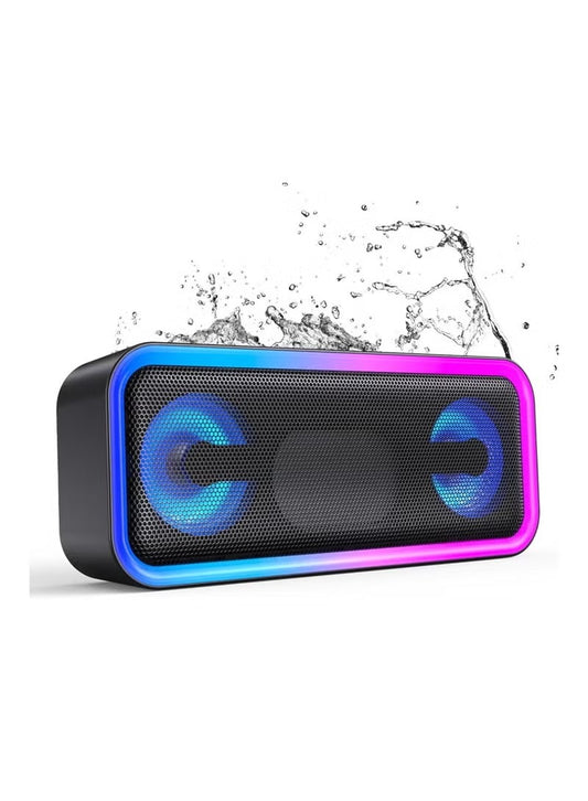 MEGUOs A8Pro Portable Bluetooth Speaker, 20W Deep Bass Wireless Speaker with RGB Lights