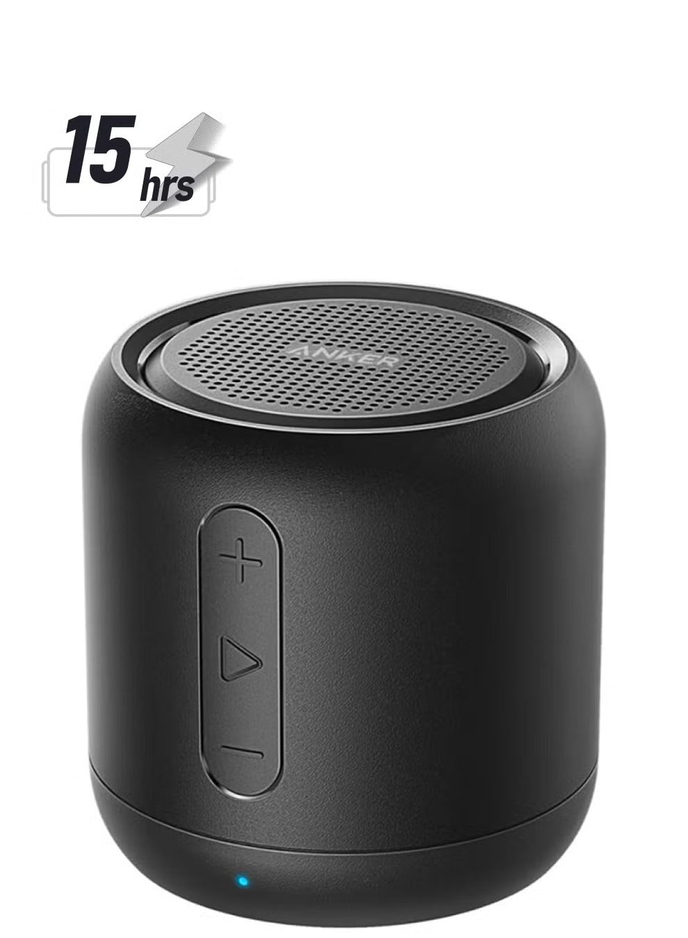 Soundcore Glow Mini Portable Speaker, Bluetooth Speaker with 360° Sound, Light Show, 12H Battery, Customizable EQ and Light