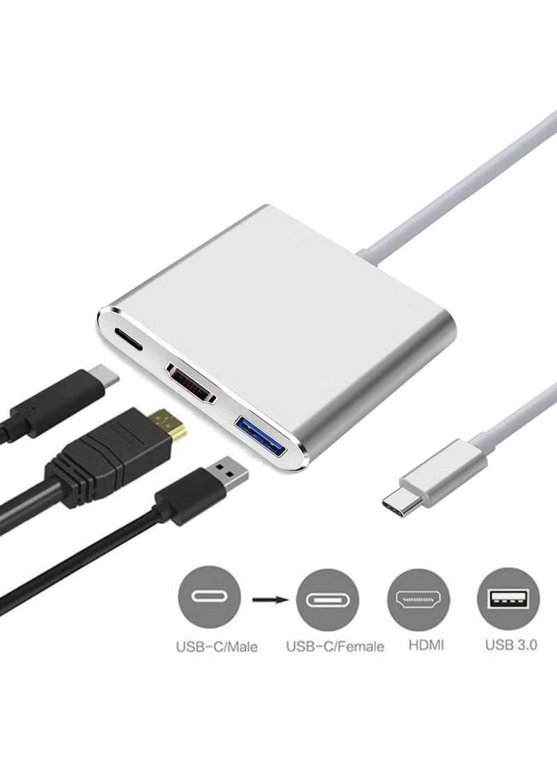 MULTI FUNCTION ADAPTOR HDT-31 (3 IN 1) TYPE-C 02