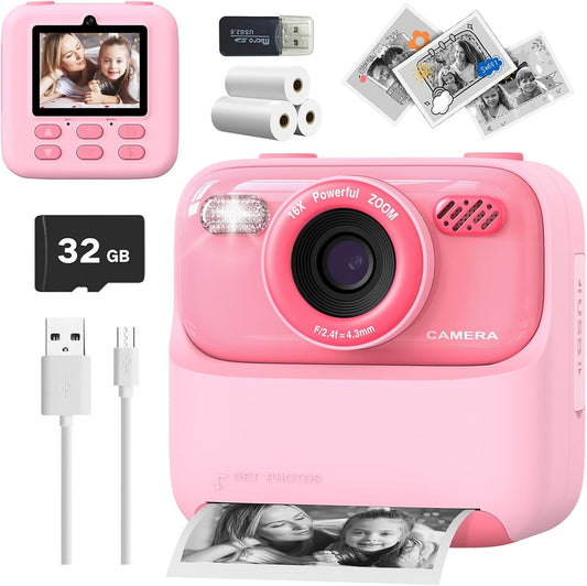 Mgaolo Kids Camera Instant Print Photo