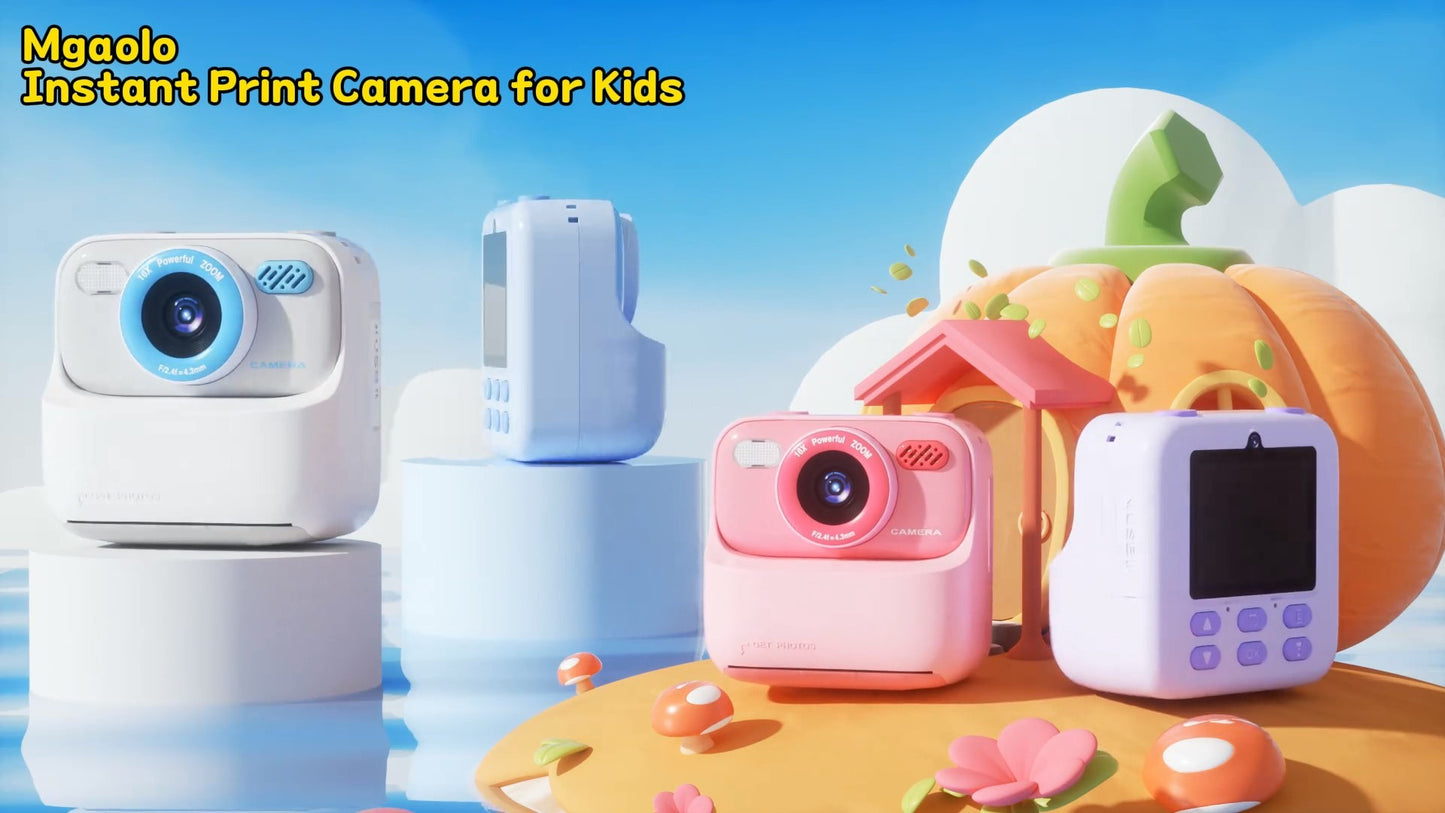 Mgaolo Kids Camera Instant Print Photo