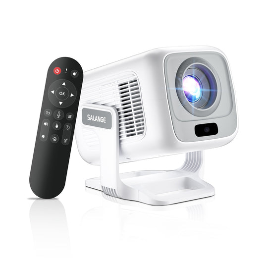 Mini Smart Projector 4K,Movie Projector with Built-in Apps