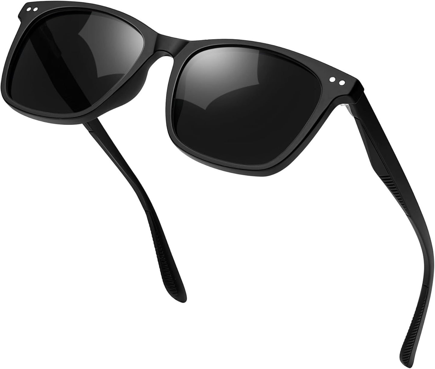 Polarized Sunglasses for Women UV400 Protection TR90 Lightweight Mens Square Sun Glasses for Driving Cycling Fishing