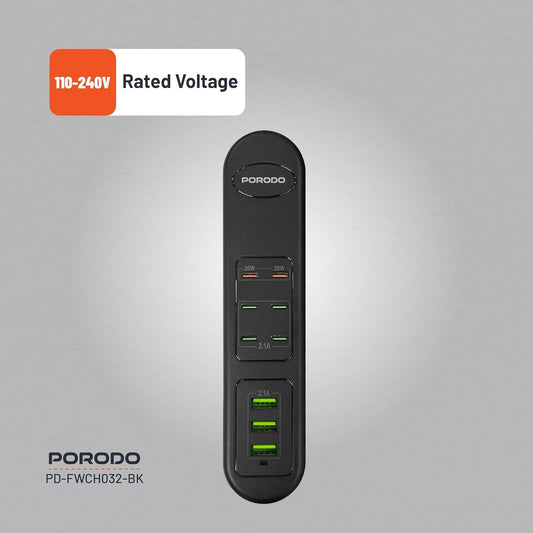 Porodo 50W Multiport USB Strip