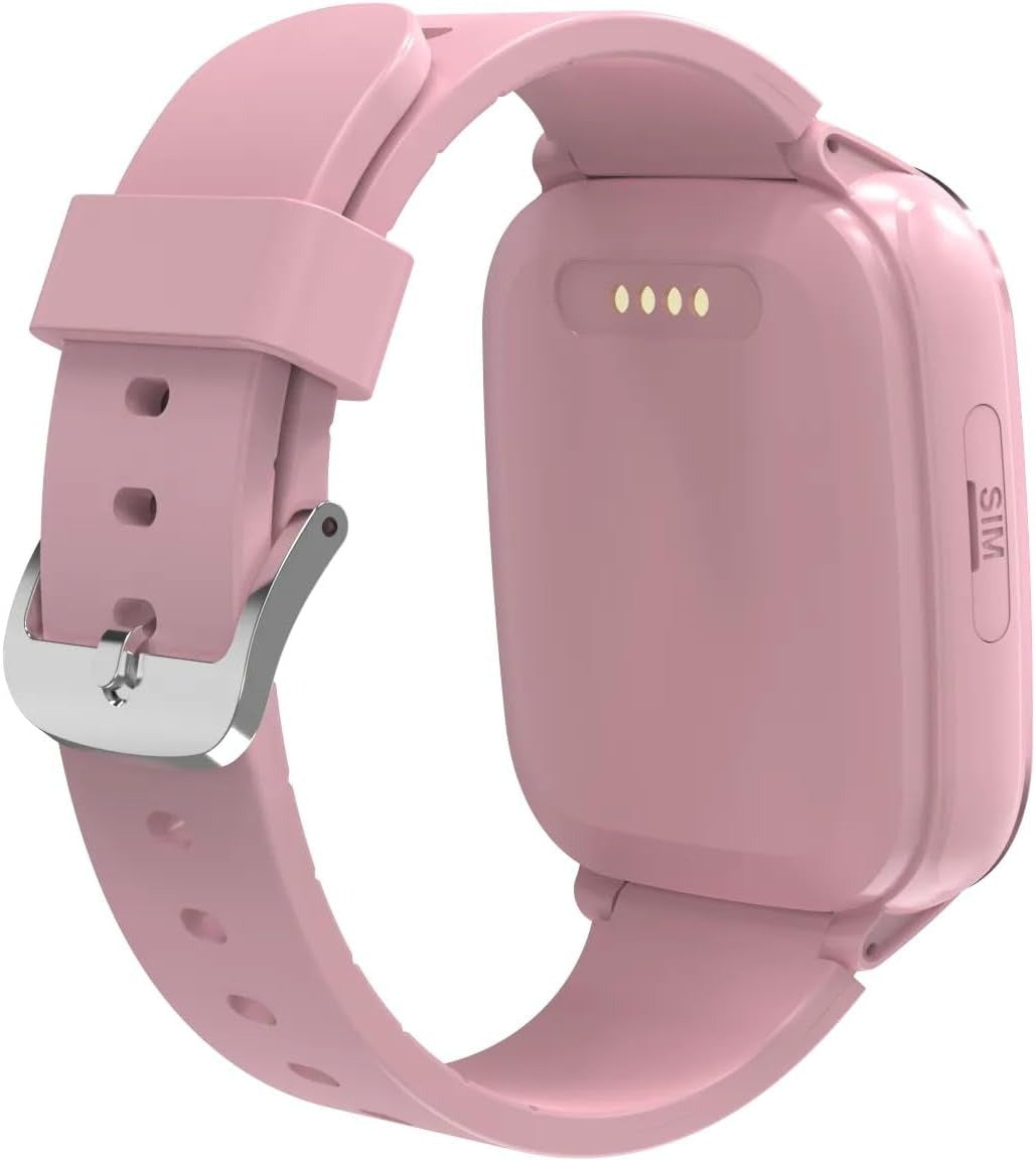 Porodo 4G Kids GPS 1.85 inch Smart Watch Junicare - Pink