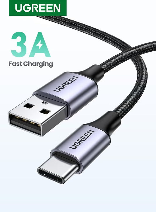 USB C Cable 3M Braided 100W Power Delivery PD Fast charge
